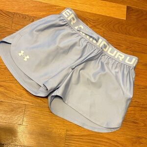 Under Armour girl’s Light purple Athletic Shorts